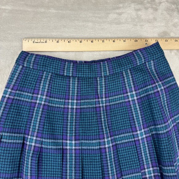Pendleton & Geiger Womens Wool Plaid Skirt Lot Size 6 Vintage USA /Austria 24x32 - Picture 5 of 16